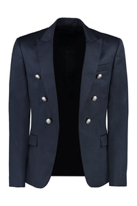 Double-breasted wool jacket